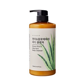 히솝 현미 & 알로에베라 바디 클렌져, 6개, 720ml