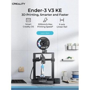 3D 프린터기 입문용 가성비 가정용 Ceality Ende 3 V3 KE SE 프린터 250 mms - 500 고속 인쇄 스마트 자동 레벨링 스프라이트 직접 압출기, 2) Ende 3 V3 KE