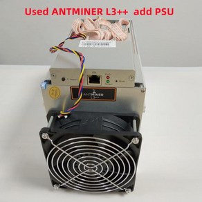 Bitmain ANTMINER L3 ++ 플러스 ASIC 채굴기 504MH/S 800W PSU Scypt Litecoin LTC DOGE 코인 채굴 장비, 한개옵션1