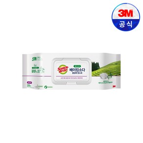 3M 스카치브라이트 베이킹소다 물걸레 청소포 마일드 표준형 25매, 1개