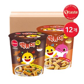 기타 농심태경 핑크퐁 아기상어 떡볶이 / 짜장맛 6개 + 궁중불고기맛