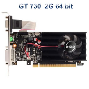 게이밍 그래픽 카드 SONGREY 로우 프로파일 lp 비디오 GTX GT RX GB, GT730 D3 2G, 12) GT730 D3 2G