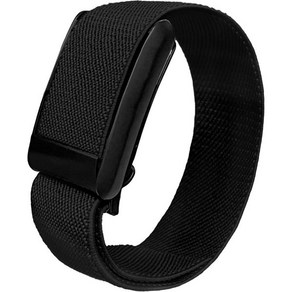 Stetchy Wistband fo WHOOP Band 4.0 Staps Nylon Bands Compatible with the Whoop Bicep Soft Comf, Black, 1개