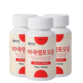 인산가 99 죽염포도당 120정(84g) x 3개 죽염본가 인산죽염 / 9회 죽염 함유 [정품 판매자 사업자번호: 660-58-00496], 84g