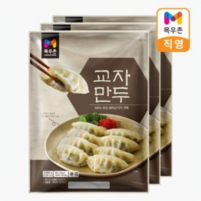 목우촌 교자만두 1kg, 3개