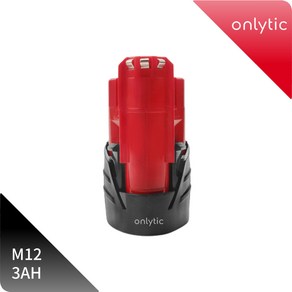 온리틱 밀워키 배터리 M12 12V 3AH 6AH 호환공구, 1개