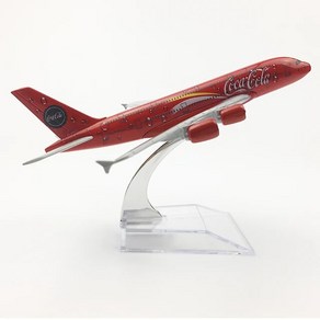 다이캐스트 비행기 보잉 B747 B787 에어버스 A380 모형 키트 선물 금속 장난감 컬렉션 16cm, [01] Red A380, 1개