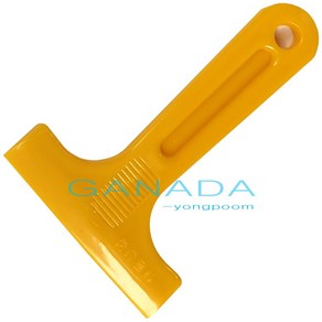 노랑 캇터칼날칼집 유리 이물질 스티커 청소 유리창청소칼집, 1EA, 1개