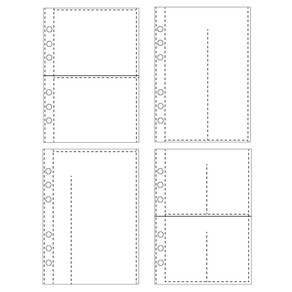 6공 포토카드 화일속지 A5 10매입 바인더 포카 리필 O 속지 사진