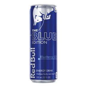 Red Bull Bluebey Blue Edition Enegy Dink 12 Fl Oz Can Red Bull 블루베리 블루 에디션 에너지 드링크 12 Fl Oz 캔, 1개, 355ml