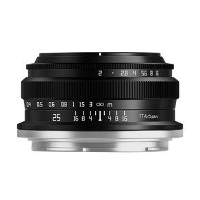 티티아티산 25mm F2 APS-C 렌즈 니콘 Z 마운트 블랙