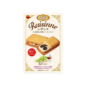 일본 BOURBON Raisinne 부르봉 레이즌 샌드 6개입