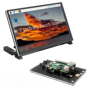 7인치 IPS 터치 LCD 보조 스크린 1024x600 HD HDMI, 177mm, 스피커포함모델