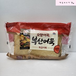 사조 오양 어묵 부산 튀김어묵 750g x 20봉 (냉장) 유통기한 8일제품, 20개