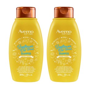 Aveeno 아비노 딥모이스쳐라이징 해바라기씨 오일 샴푸 354ml 2팩, 2개