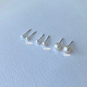 925실버 천연 담수 진주귀걸이