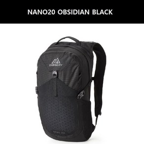 그레고리 소형배낭 나노20 OBSIDIAN BLACK 43J39003 30654