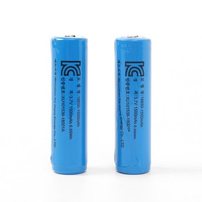 KC인증 18650 배터리 1500mAh 리튬이온 충전지 2p세트, 1개, 상세페이지 참조