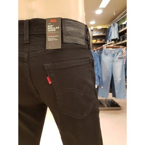 리바이스 무료배송!!! 스판 짱짱 완전 편한 사계절 블랙진!! 프리미엄 원단으로 고급스럽게!! LEVI'S 502 레귤러 테이퍼드핏 블랙 진[NC불광]2950731