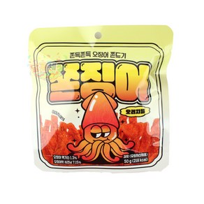 쫀징어 오지리날50g 쫀드기 간식, 50g, 1개