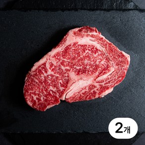 [꿈에그린한우] 한우 1등급 등심 구이용 (냉장), 2개, 200g