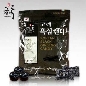 금산흑삼(주) 정품 금흑 고려흑삼캔디 300g(1봉/3봉/5봉/10봉) 흑삼 농축액에 달콤함 더한 영양간식+금흑블랙쵸코크런치(10g) 2개, 5개, 300g