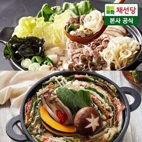 [채선당] 샤브샤브 2인+밀푀유나베 2인 밀키트세트(총4인분), 1개