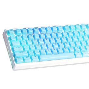 ICE 키캡 키 OEM DIY 크리스탈 소재 블루 세트 핑크 젤리 문자 136 Pc 화이트 반투명 Pbt, 없음, 없음, BLUE