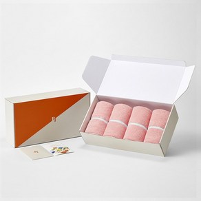 [레미제이] 피그 밴딩페이스타올 250g 최고급모달텐셀 (4p 선물포장), 1개