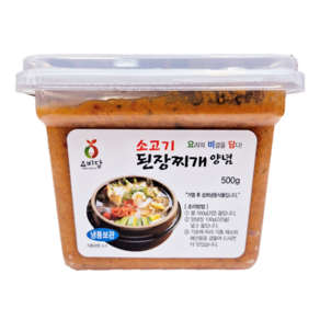 소고기된장 찌개양념 500g / 6개 4개 [이조식품 요비담]