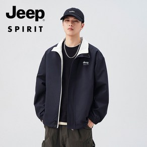 JEEP SPIRIT 남성 바람막이 리버시블 재킷 남자 데일리 아웃도어 집업 캐주얼 패션 JPHJ08AJ24-7908