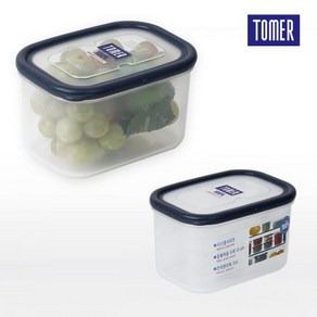 아트박스/마이스타일 토마 TOMER 직사각(2호) 550ml 보관밀폐용기, 1개