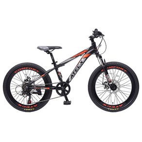 [아텍스자전거] COMFORT 2200D 22인치 7단 주니어용 MTB 자전거 2022, 블랙/민트, 1개