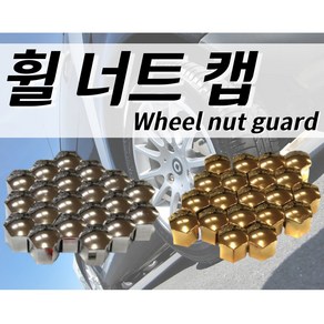 휠크롬 휠크롬커버 휠볼트캡 너트캡 21mm 현대기아용품, 21mm실버크롬, 1개