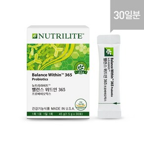 암웨이 뉴트리라이트 밸런스 위드인 365 프로바이오틱스 90포, 30개, 1.5g