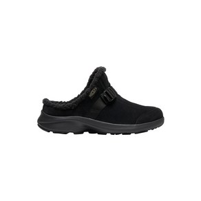 [Hood Clog] 블랙 스웨이드 여성 뮬 KNSO2F251BK