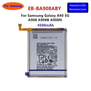 EB-BA908ABY 하이 퀄리티 교체 배터리 삼성 갤럭시 A90 5G A908 A908B A908N 휴대폰용 4500mAh 신제품, 1개, 1개입