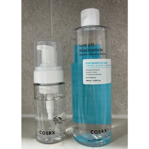 [거품기 증정 ]코스알엑스 약산성 나이아신아마이드 미셀라 클렌징 워터 400ml 1개2개3개5개 약산성클렌징워터 코스알엑스나이아신아마이드클렌징워터 딥클렌징/수분충전/약산성 저자극성, 1개