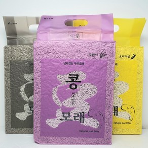 고양이 두부모래 극세입자 1.2mm 가는입자 콩모래 라벤다향, 2.5kg, 1개