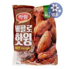 코스트코 하림 버팔로 핫윙 1kg 무료배송/냉동 국산 닭고기 닭날개 에어프라이어 술안주 호프, 1개