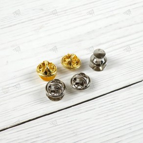 뱃지 고정핀 부품 브로치 벳지 배지 핀 버튼 클립 만들기 DIY 재료 부자재, 4.5x8mm, 플렛헤드, 1개