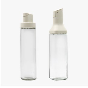 감성 유리 오토 자동개폐 오일병 참기름병 시럽병 500ml, 1개