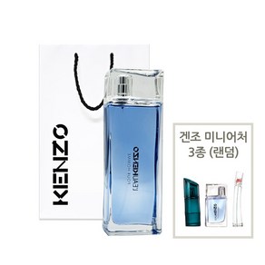 겐조 로 뿌르 옴므 EDT 100ml + 겐조미니 3종(랜덤) 쇼핑백, 1개