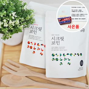 빅마마 시크릿코인 (편안한맛1팩+개운한맛1팩)+멘토스증정 더진한 간편한 육수명장 육수한알 자연 천연조미료 고체육수 코인육수 백년 캠핑육수(총40알), 1개, 80g