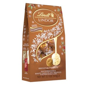 Lindt LINDOR 화이트 초콜릿 캔디 트러플 부드럽고 녹는 트러플 센터가 있는 화이트 초콜릿 캔디 430.9g(15.5온스) 백, 5.1 Ounces (Pack of 1)_Tuffle, 144g, 1개