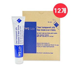 써지라이드 써지젤 Suglide 의료용윤활제 루브겔 120g, 12개, 120ml