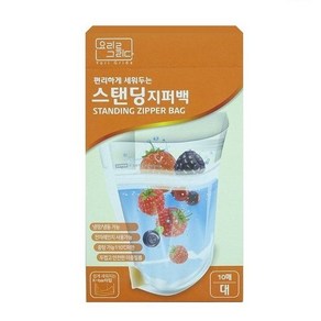 요리를그리다 스탠딩지퍼백 20X23cm 1000ml 대형 10매 x 3팩, 3개