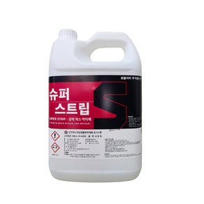 슈퍼스트립 3.75L 바닥 왁스 박리제 강력 피막 제거제 건물 고농축 박리 세제 청소, 1개