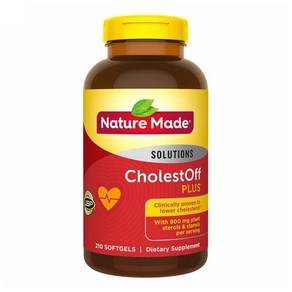 Natue Made CholestOFF Plus 네이처메이드 콜레스테롤 오프 플러스 210소프트젤, 1개, 210, 210정