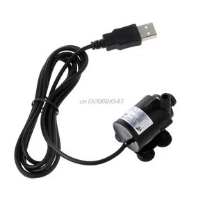 순환펌프 수중펌프 온수보일러용 고열용 캠핑 DC 5V USB 태양 광 발전 뜨거운 워터 브러시리스 모터 수족관 연못 잠수정 도매 및 드롭 선박, 1개